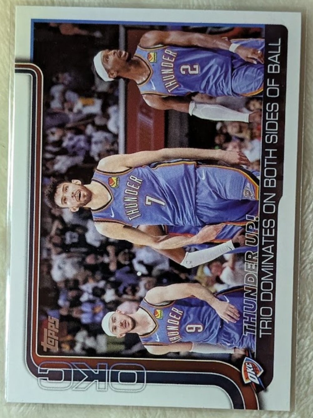 2025 Topps Flagship THUNDER UP TRIO #288